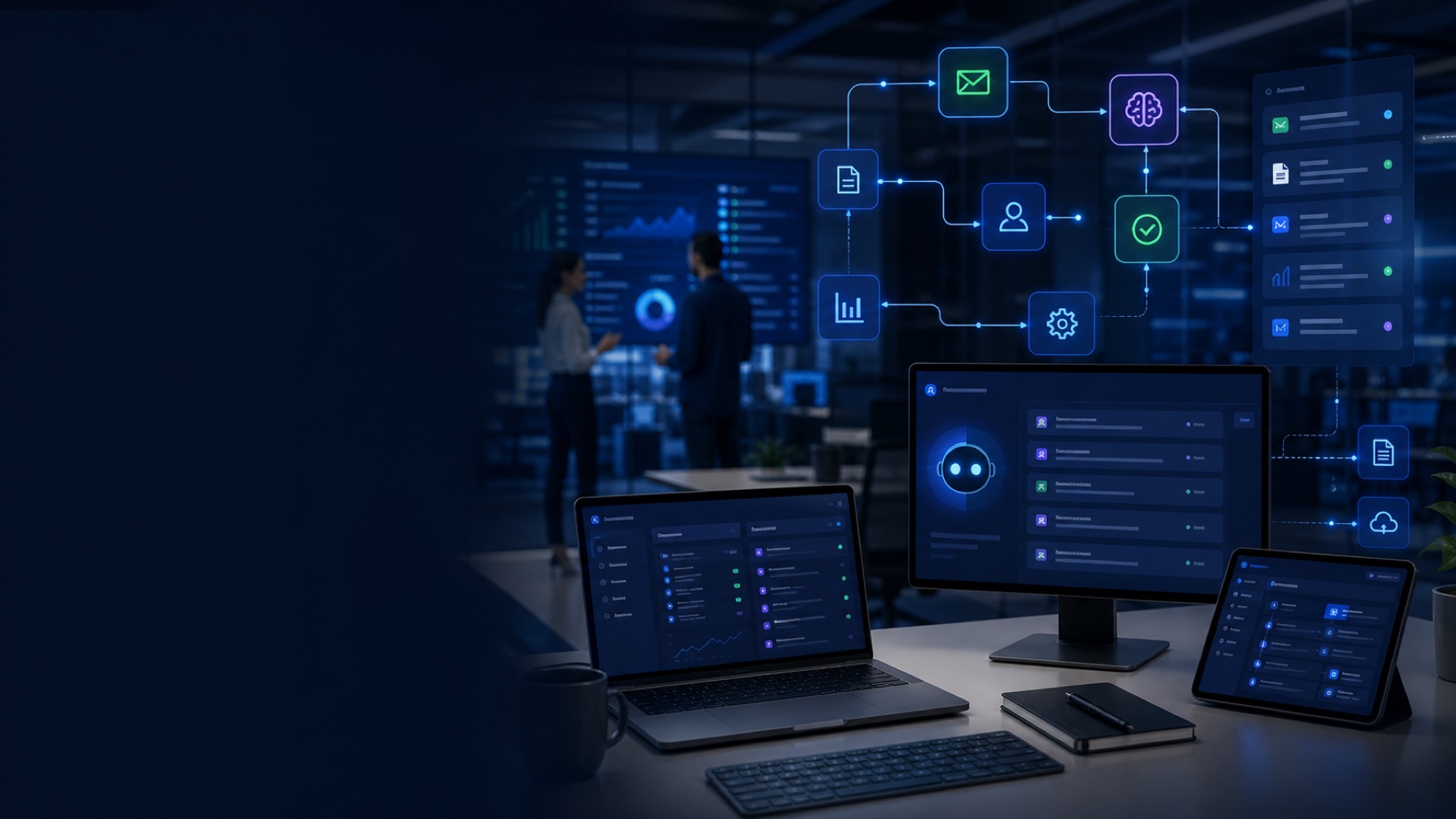 Automatizace procesů, AI asistenti a propojené workflow